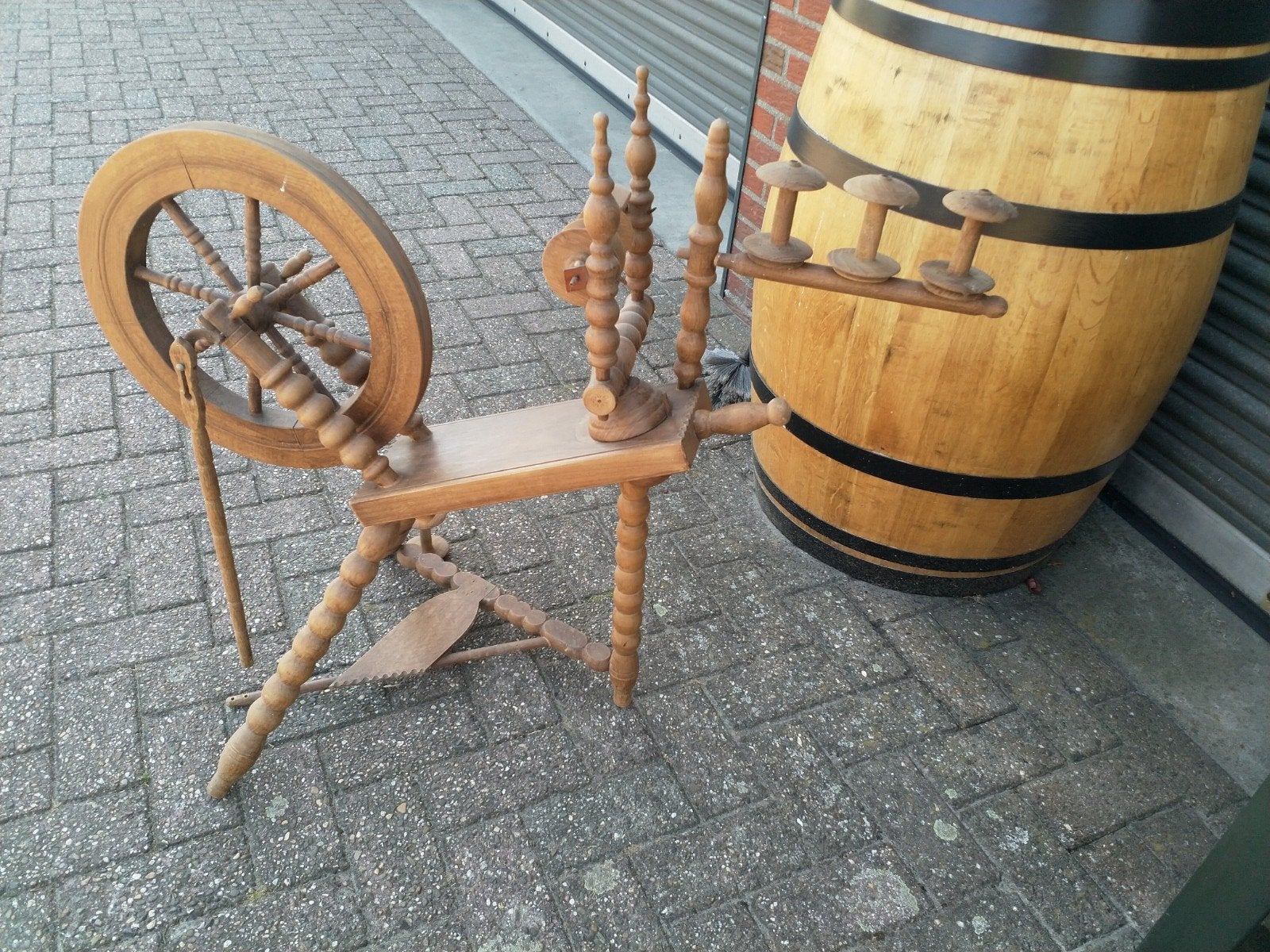 spinnewiel, Antiek en Kunst, Ophalen
