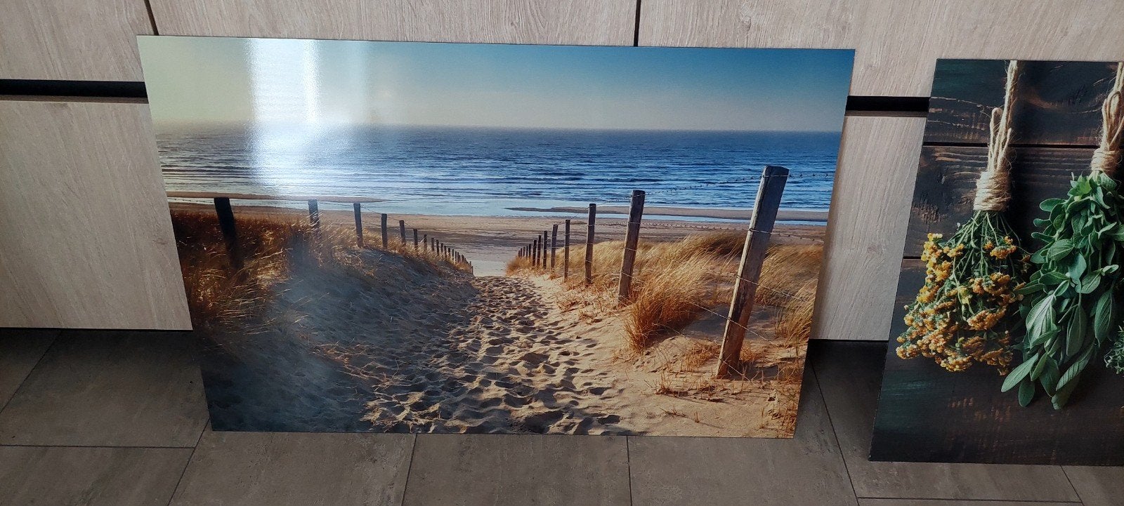 Alluminium spatwand 90x 60 cm voor in de keuken nieuw, Verzenden, Nieuw