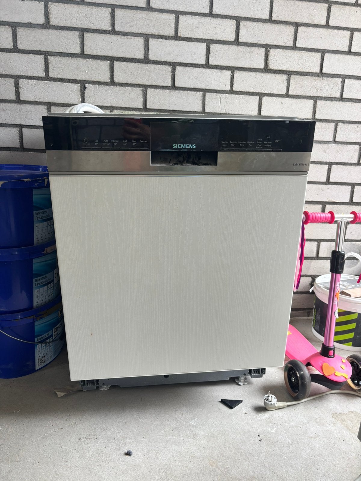 Siemens inbouwvaatwasser, Witgoed en Apparatuur, Ophalen, Gebruikt, Minder dan 85 cm, Energieklasse A of zuiniger