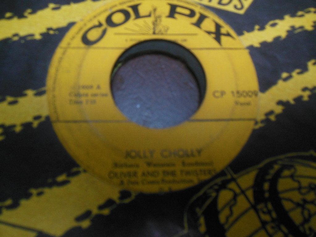 single colpix records oliver and the twisters 45rpm jukebox, Gebruikt, 7 inch, Ophalen of Verzenden, Rock en Metal