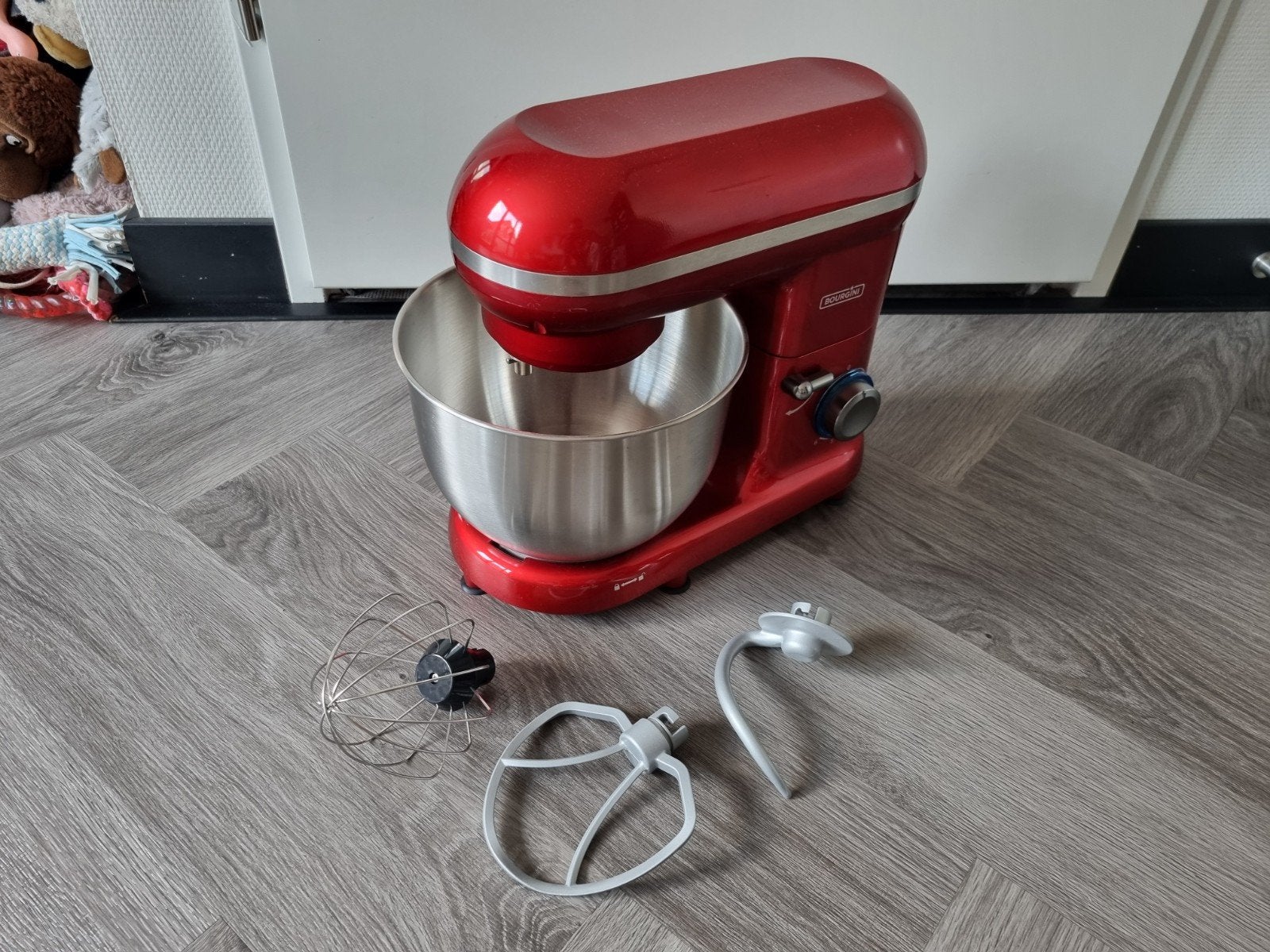 Bourgini Classic Kitchen Chef Keukenmachine 1300W, Witgoed en Apparatuur, 4 liter of meer, Ophalen, Zo goed als nieuw, 3 snelheden of meer