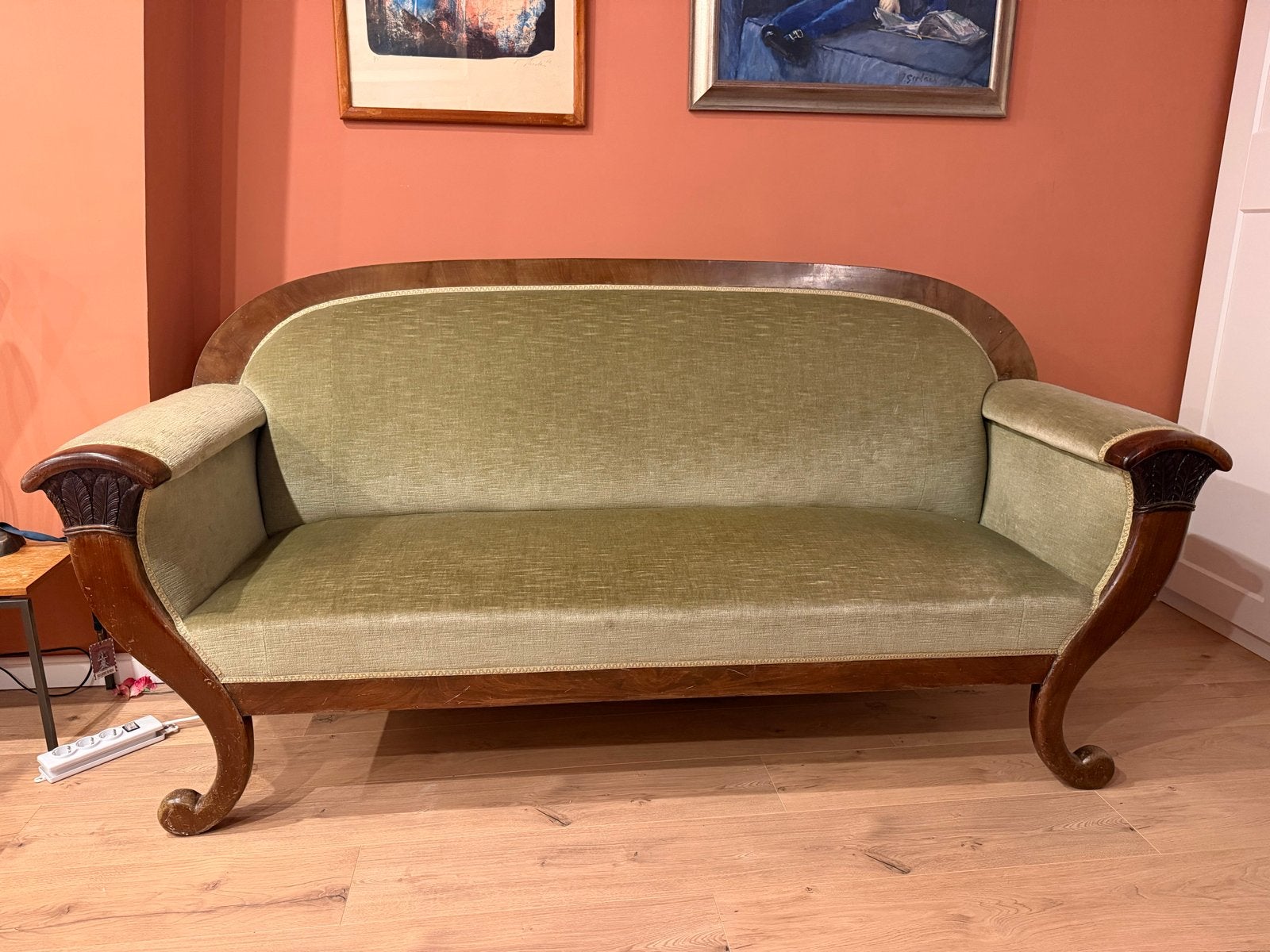 Antieke Biedermeier Bank, Antiek en Kunst, Ophalen