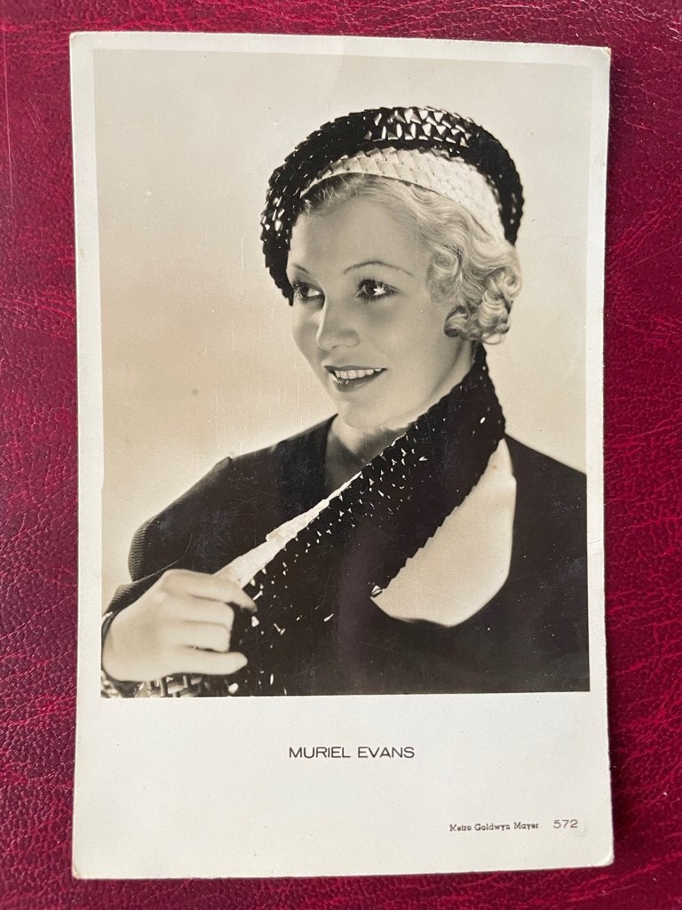ansichtkaart / kaart van Muriel Evans., Verzenden, 1920 tot 1940, Sterren en Beroemdheden