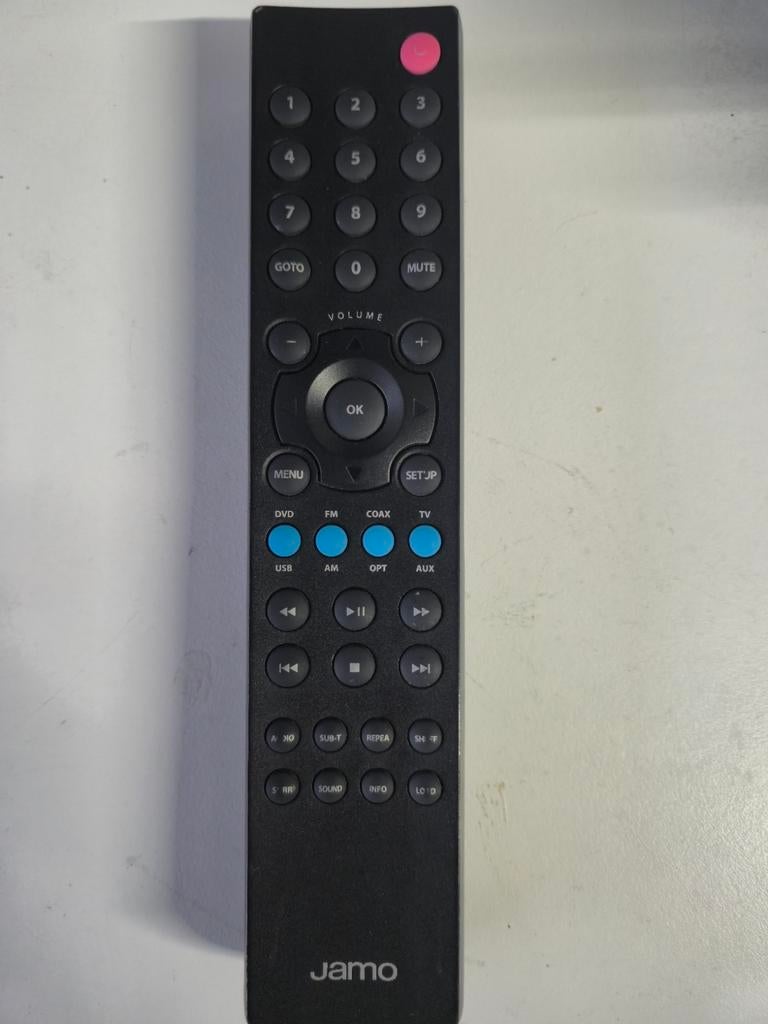 Jamo originele afstandsbediening DRM-60 DRM-61, Ophalen of Verzenden, Zo goed als nieuw, Origineel, Receiver of Versterker