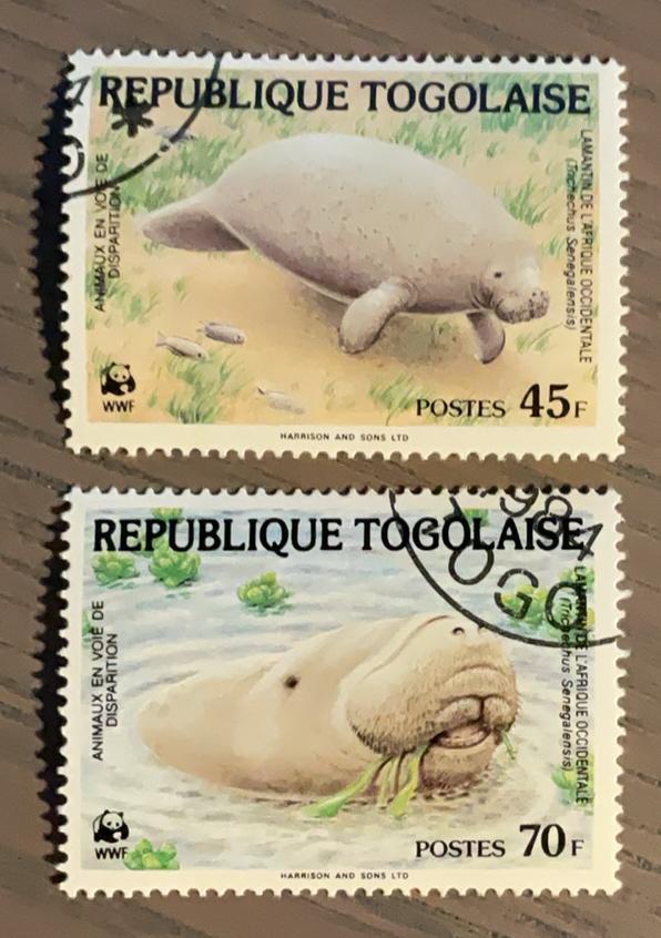 Togo - zeeleven, Ophalen of Verzenden, Overige landen, Gestempeld