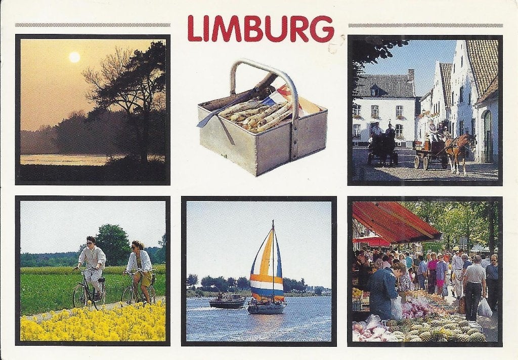 V24 Gelopen ansichtkaart limburg, Ophalen of Verzenden, 1980 tot heden, Gelopen, Limburg