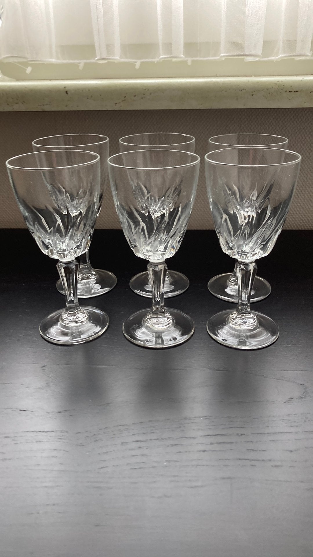 Flamenco | Cristal D'Arques - Durand | 2009 | 6 wijnglazen, Glas of Glazen, Nieuw, Ophalen of Verzenden, Glas