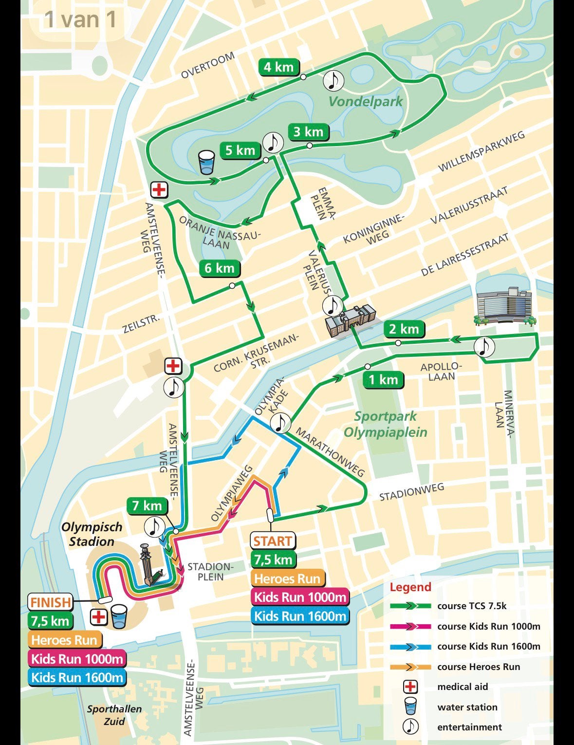 TCS Amsterdam Galaxy 7,5 km startbewijs, Eén persoon, Oktober