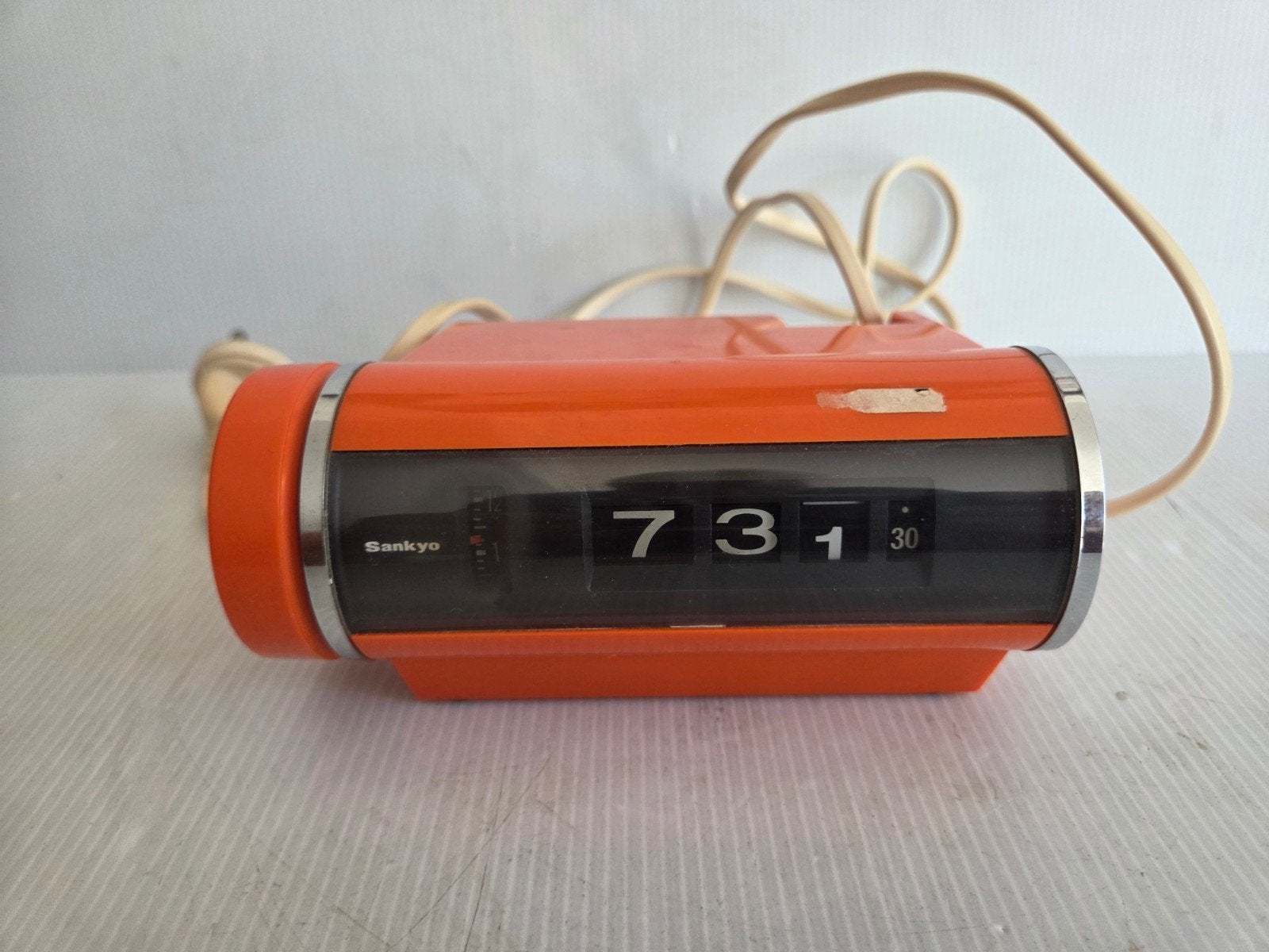 Sankyo Retro Flip Klok met Alarm - Vintage Wekker, Ophalen of Verzenden