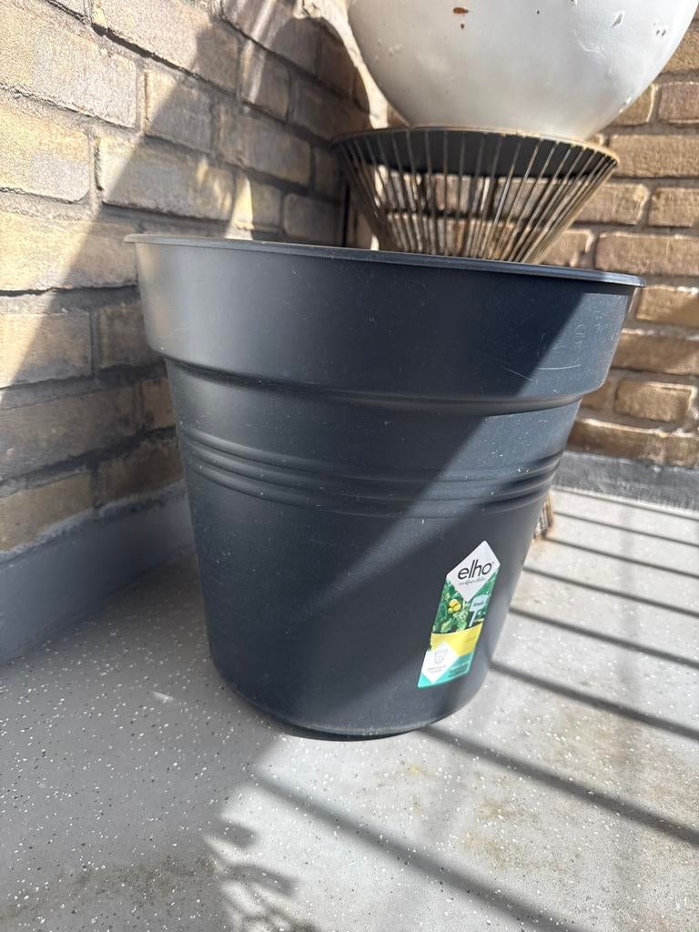Elho binnen pot 35 cm, 20 liter, Tuin en Terras, Bloempotten, Kunststof, Rond, Minder dan 40 cm, Ophalen