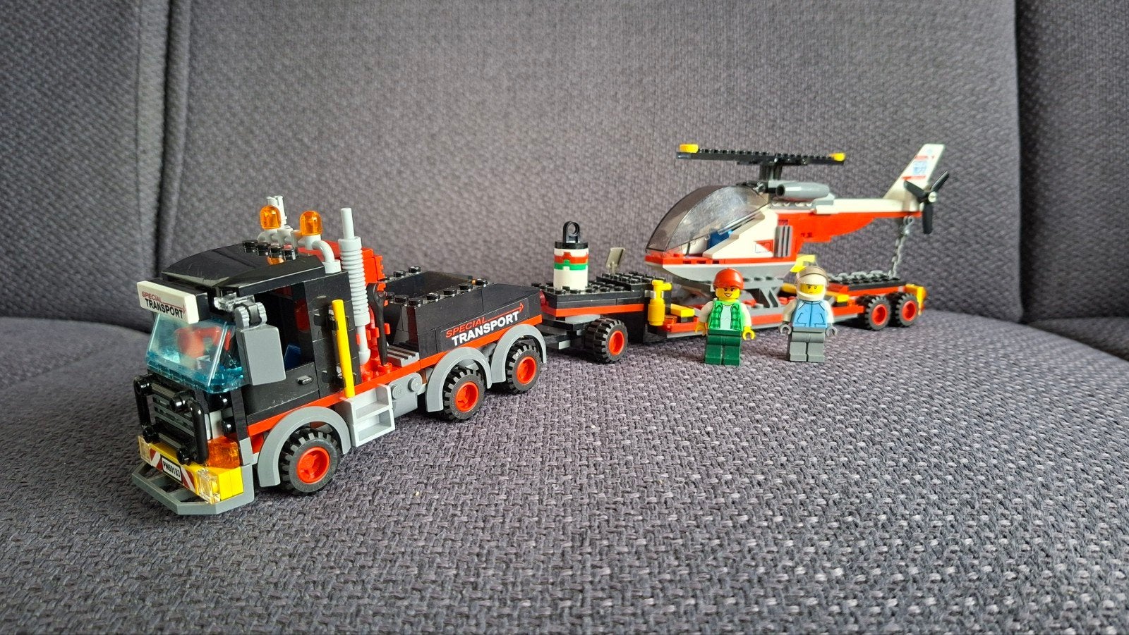 Lego City Special Transport met Helikopter en Vrachtwagen, Ophalen, Zo goed als nieuw