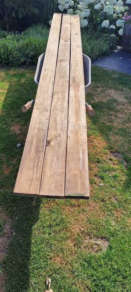 Planken gewolmaniseerd, Doe-het-zelf en Verbouw, Hout en Planken, Zo goed als nieuw, Plank, Vuren, Minder dan 200 cm, Minder dan 25 mm
