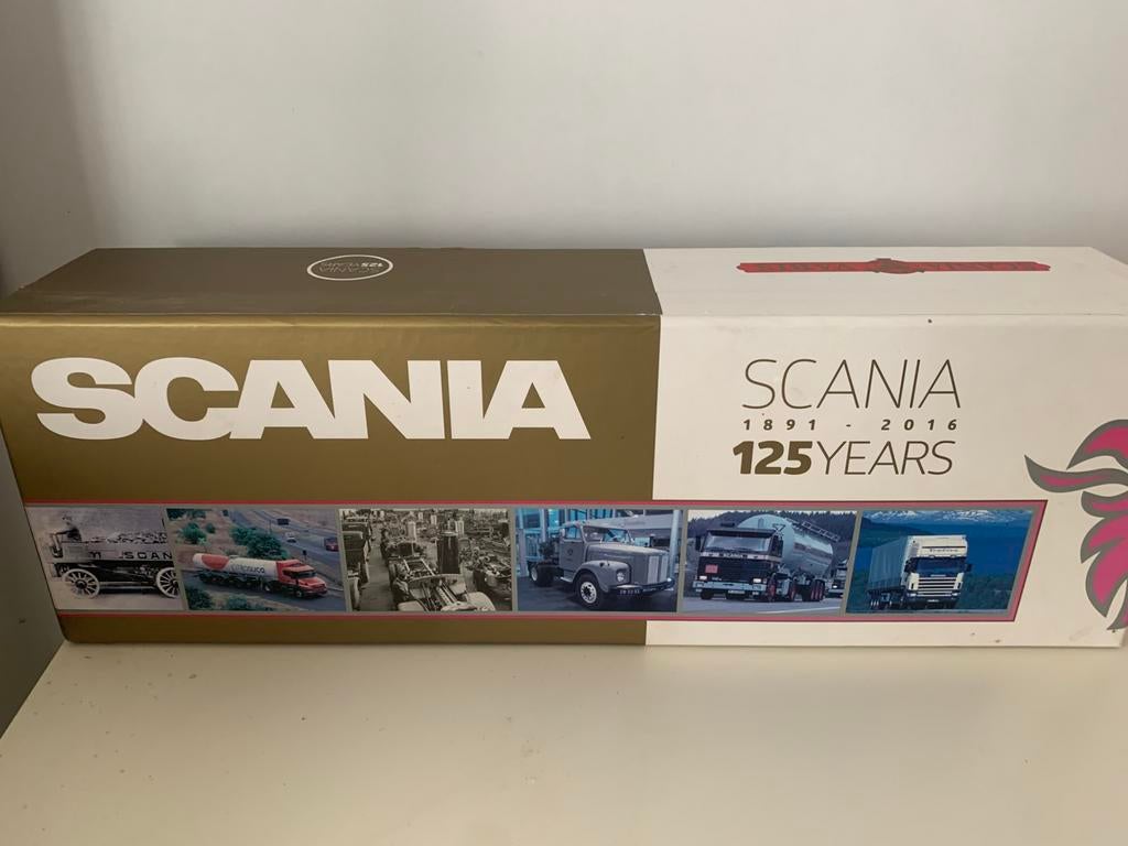 Scania model vrachtwagen(125) jaar bestaan editie (limited, Ophalen of Verzenden, Nieuw, Overige typen