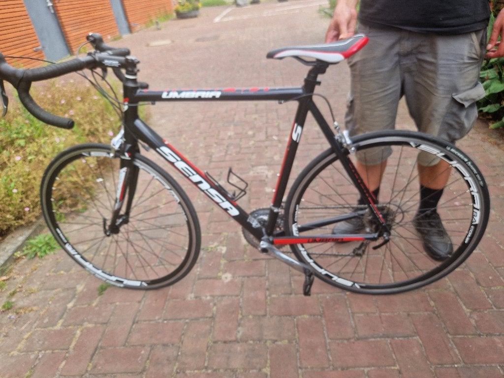Racefiets, 28 inch, Gebruikt, Velgrem, 61 tot 65 cm