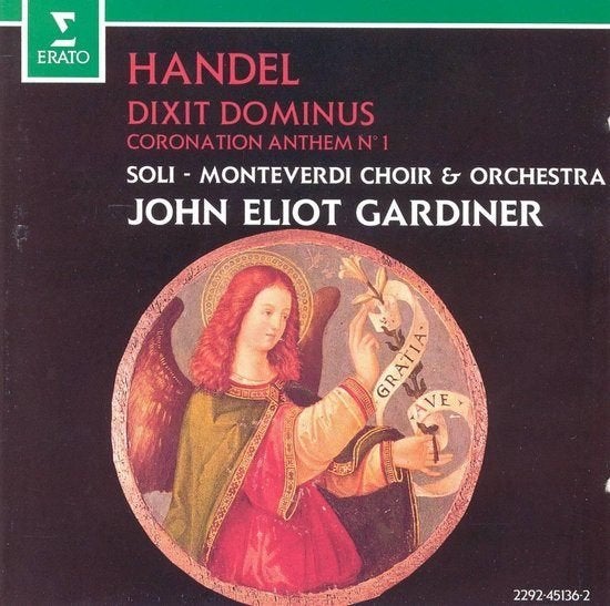 HANDEL Dixit Dominus  Coronation Anthem - Gardiner, Verzenden, Barok, Gebruikt, Orkest of Ballet