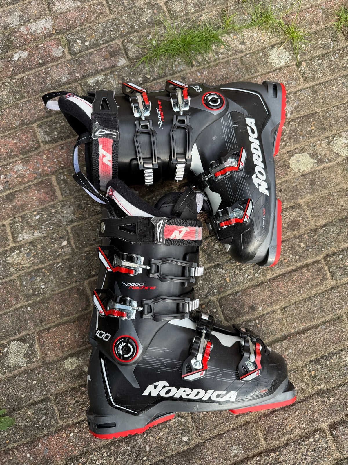 Nordica Speedmachine 100 skischoenen, Sport en Fitness, Ophalen, Gebruikt, Schoenen, Nordica