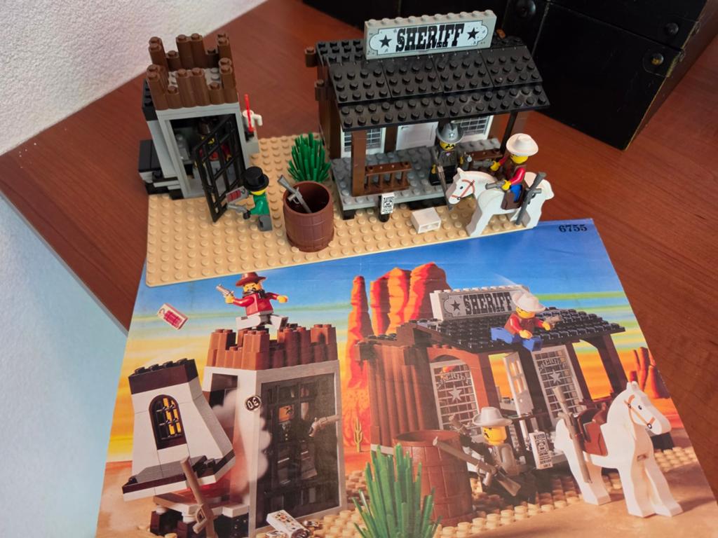 Lego Western 6755 Sheriff's Office & Jail compleet, Compleet, Gebruikt, Overige thema's, Verzenden