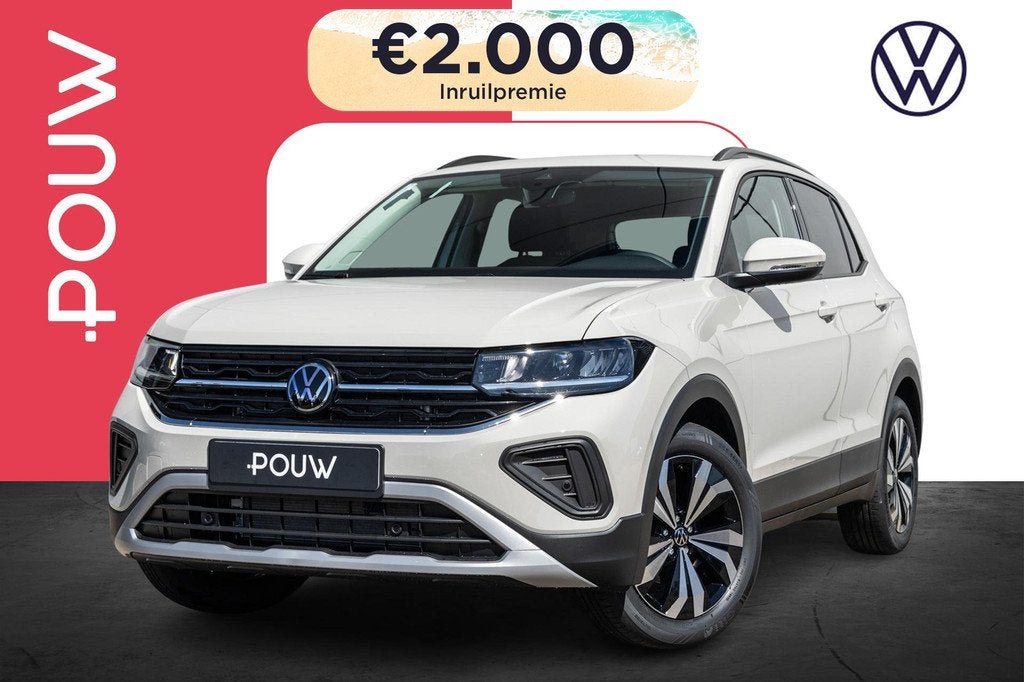 Volkswagen T-Cross 1.0 TSI 116pk DSG Life Edition | Parkeers, Auto's, Volkswagen, 12 maanden, Euro 6, 116 pk, Lichtsensor