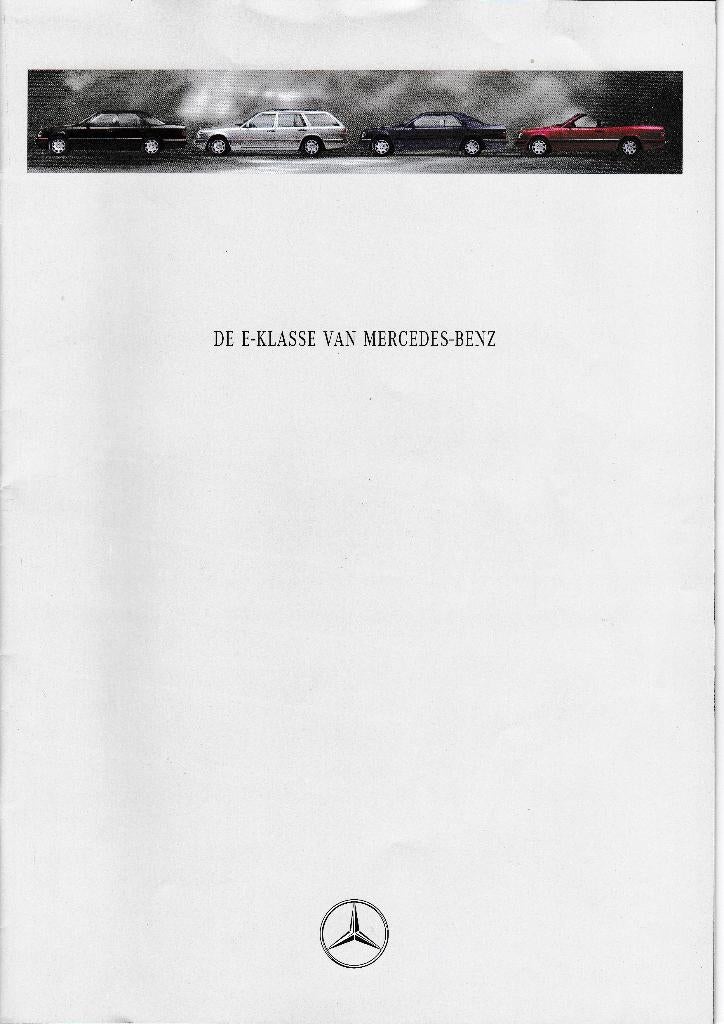 De E-Klasse van Mercedes-Benz, 4 modellen W124, mei 1993, Ophalen of Verzenden, Zo goed als nieuw, Algemeen