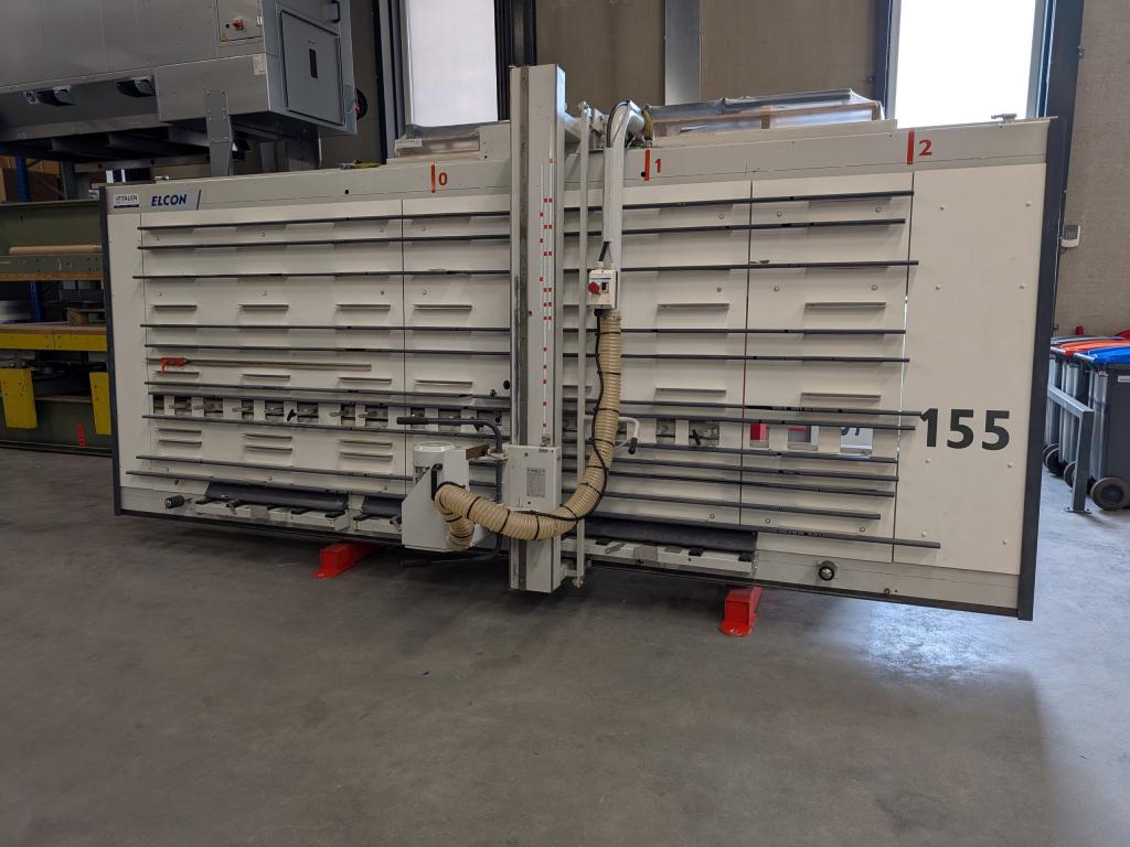 Verticale platenzaagmachine Elcon 155 D, Ophalen, Niet ingevuld, Niet ingevuld, Niet ingevuld