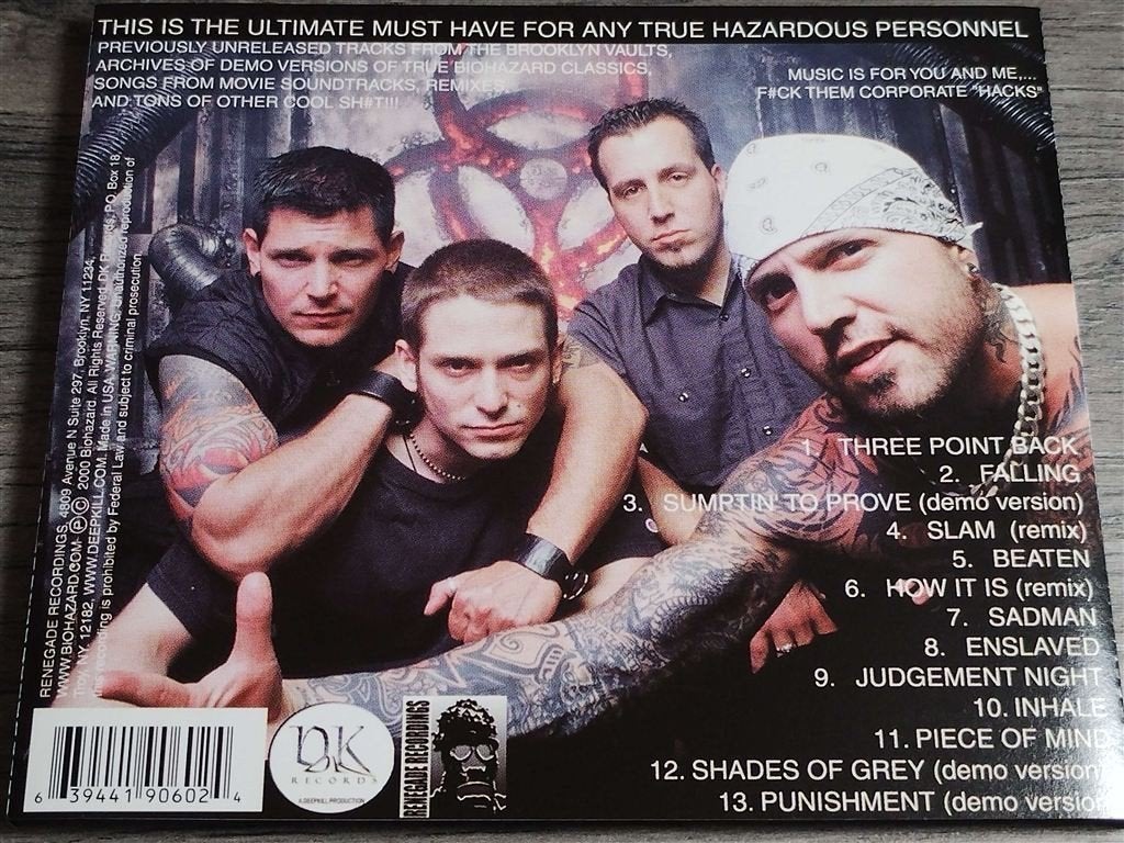 Biohazard ‎– Tales From The B-Side, Ophalen of Verzenden, Zo goed als nieuw, Poprock