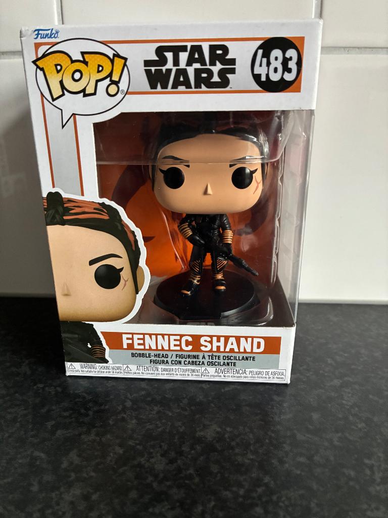 Funko pop Star Wars Fennec Shand 483, Ophalen, Zo goed als nieuw