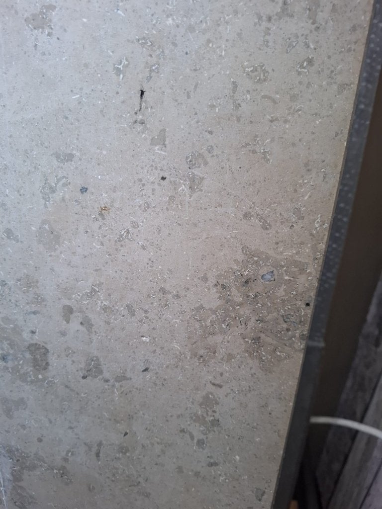 Hardstenen vensterbanken / dorpels (3 stuks), Ophalen, Gebruikt, 100 tot 150 cm, Hardsteen