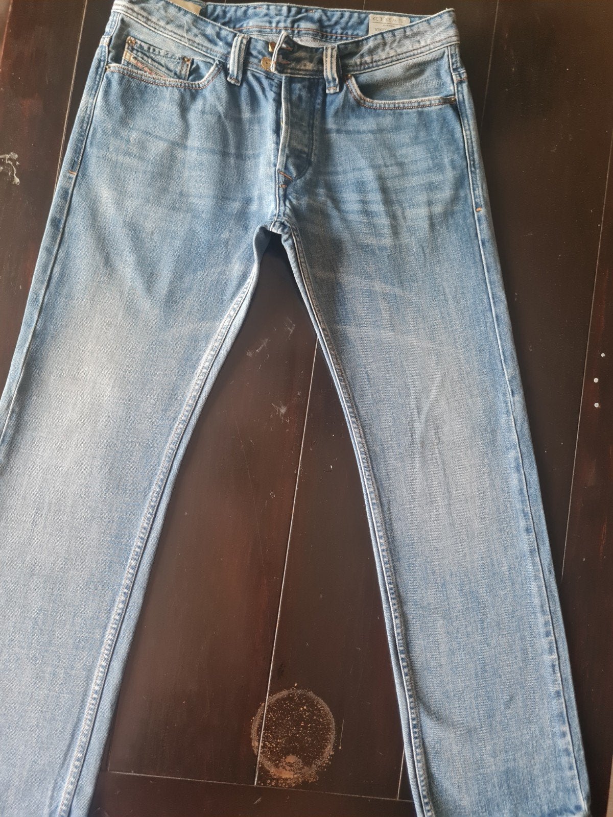 CLASSIC VINTAGE DIESEL VIKER R BOX STRAIGHT FIT SIZE 33/32!!, Diesel, Blauw, Ophalen of Verzenden, Zo goed als nieuw