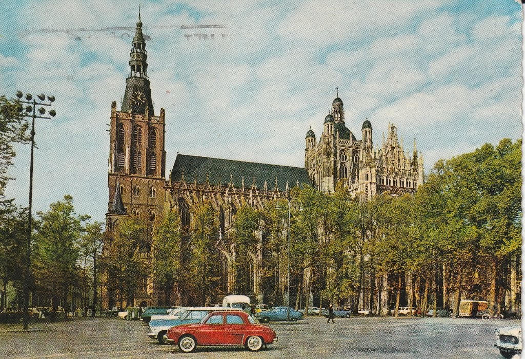 2x s,Hertogenbosch   oude auto,s, Ophalen of Verzenden, 1940 tot 1960, Gelopen, Noord-Brabant