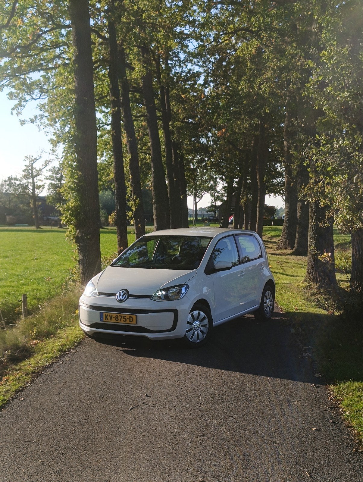 Volkswagen Up! 1.0 60PK Cruise Nieuwe distributieriem, Auto's, Voorwielaandrijving, Up!, 4 stoelen, Wit