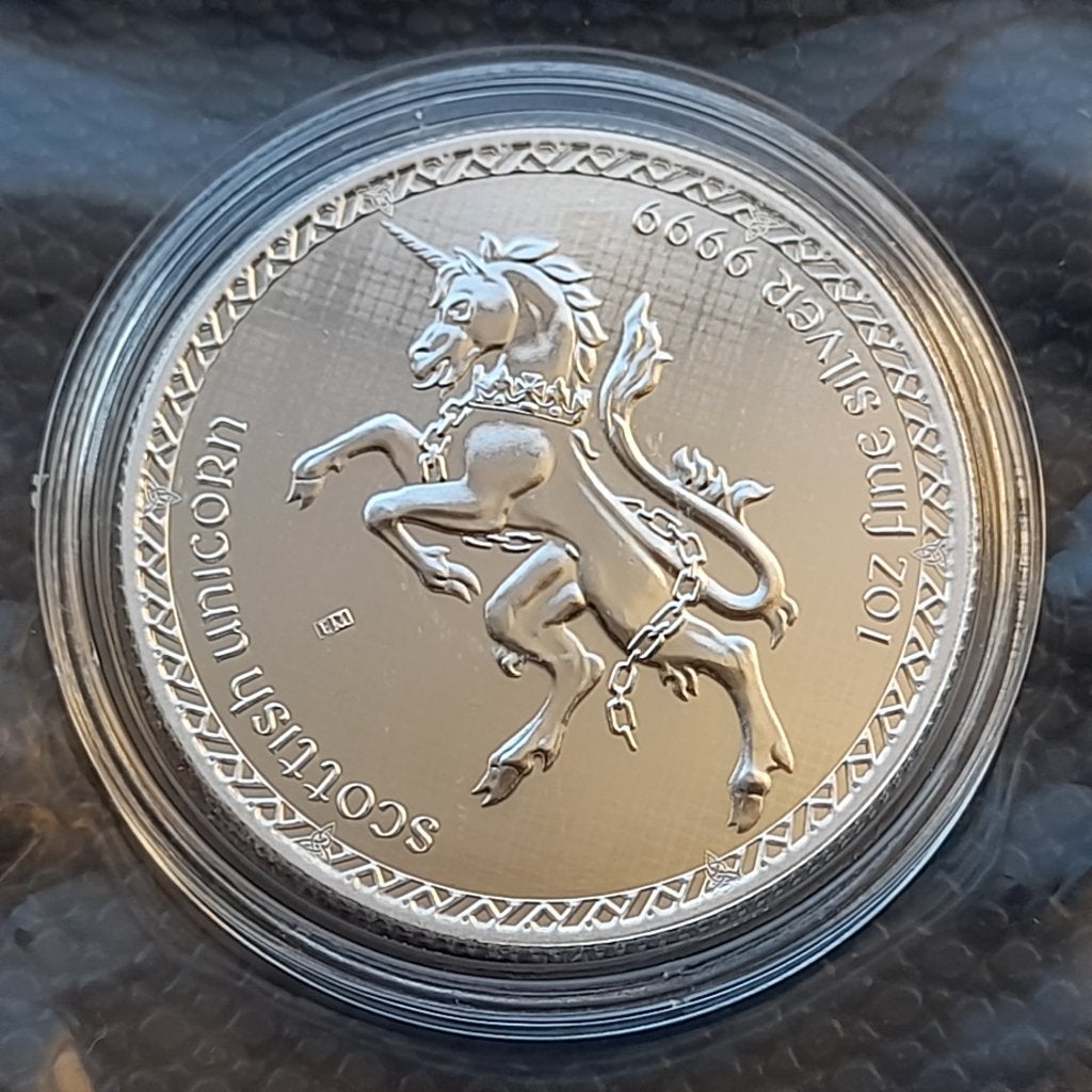 2023 Scottish Unicorn 1 oz silver BU, Ophalen of Verzenden, Zilver