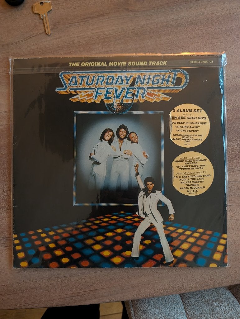 Vinyl LP Saturday Night Fever Soundtrack, Ophalen of Verzenden, 1970 - 1979, Gebruikt, 12 inch