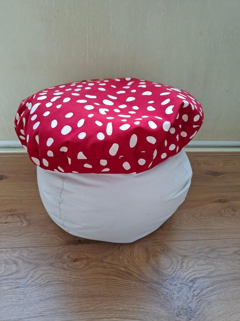 Efteling paddenstoel poef, Ophalen, Minder dan 50 cm, Rond, Minder dan 50 cm
