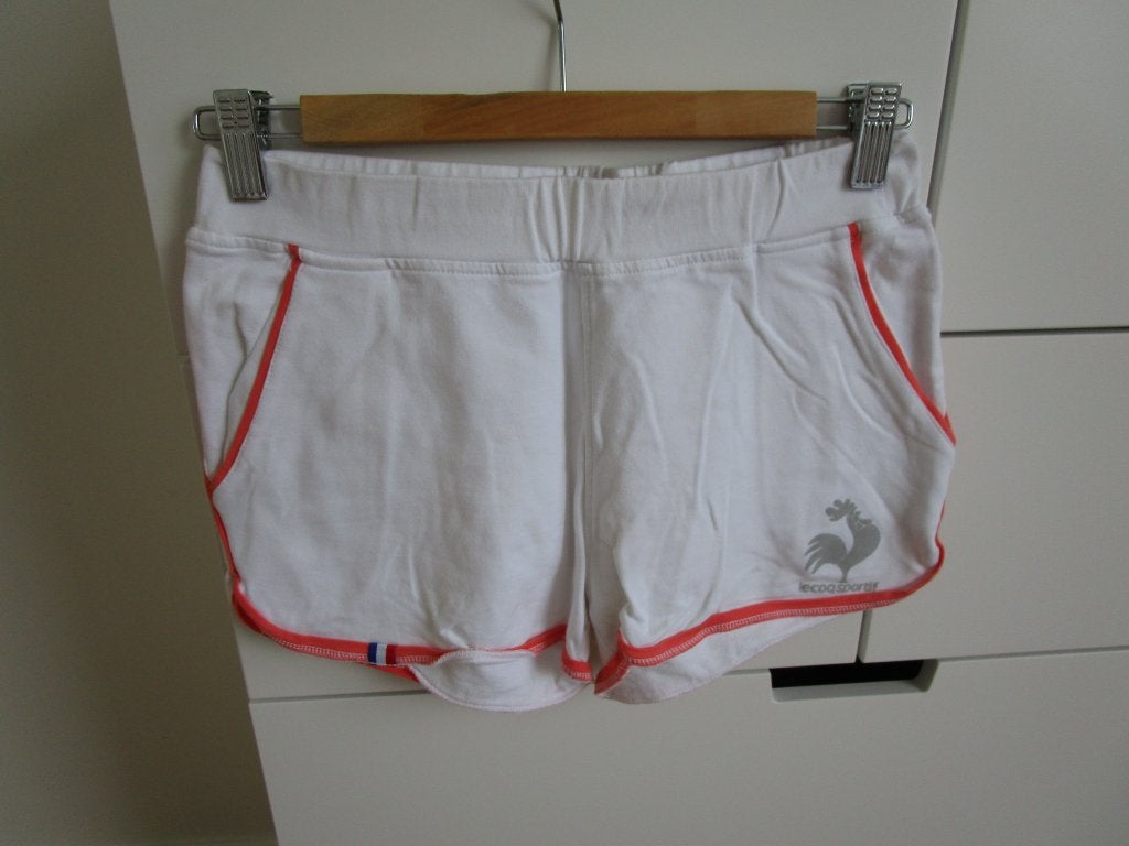 Le Coq Sportif - sportbroekje maat M, Maat 38/40 (M), Wit, Ophalen of Verzenden, Zo goed als nieuw