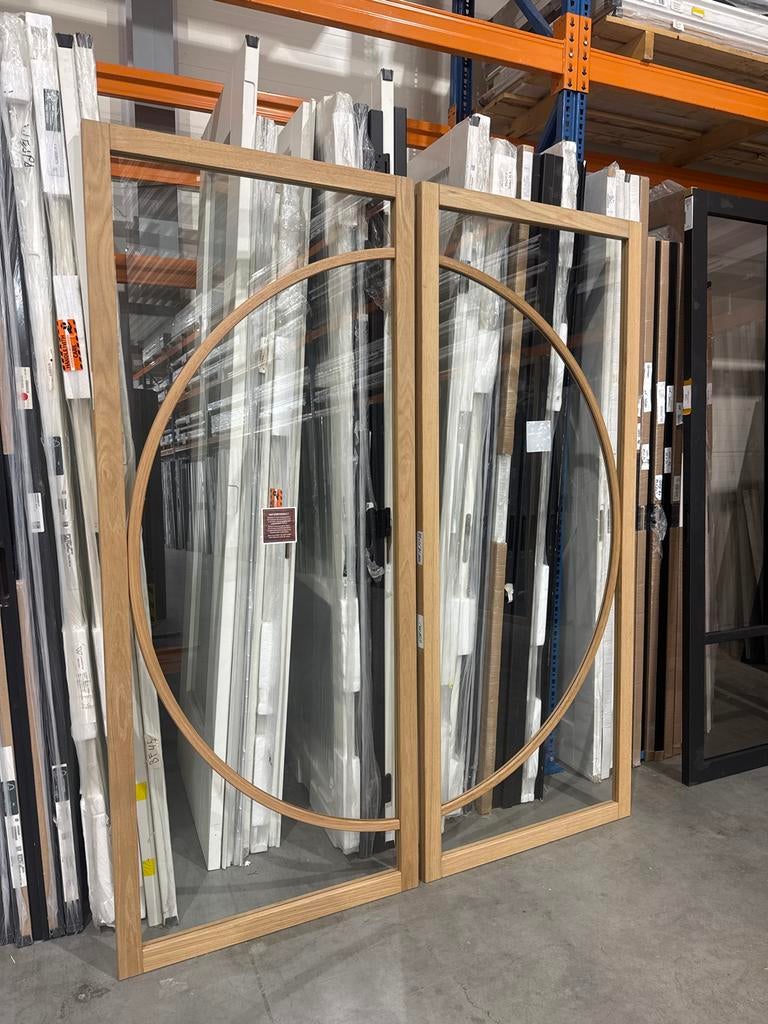 Stijlvolle Dubbele Deuren - Diverse Ontwerpen, Ophalen, 120 cm of meer, Binnendeur, Nieuw