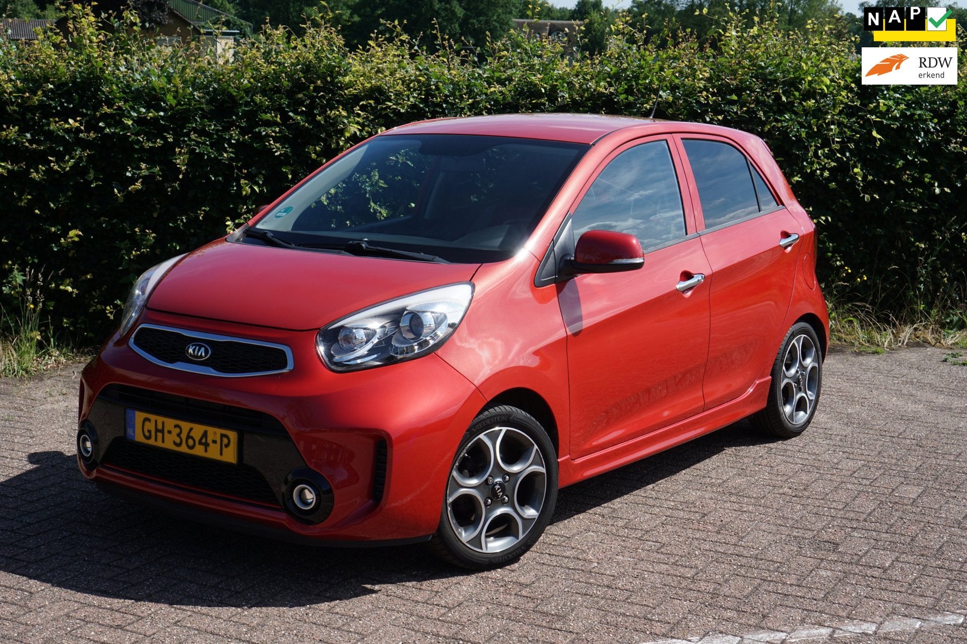 Kia Picanto 1.2 CVVT SportsLine|Volledige Historie|2e Eigena, Auto's, Voorwielaandrijving, Gebruikt, 4 cilinders, 840 kg
