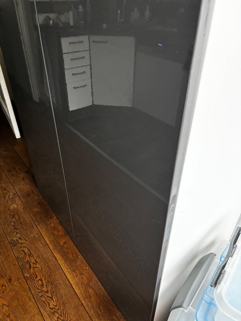 Kast Besta, Ophalen, Met plank(en), Gebruikt, 100 tot 150 cm