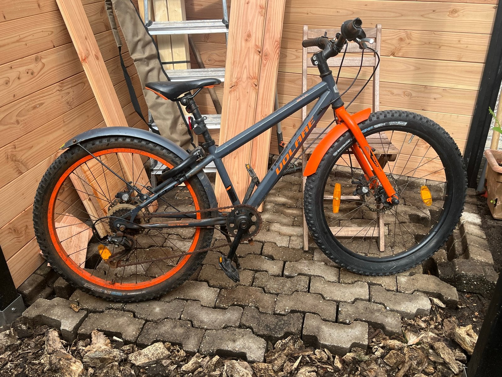 Volare 24" Rocky kinderfiets - Opknapper, Gebruikt, Versnellingen, Minder dan 49 cm, Schijfrem