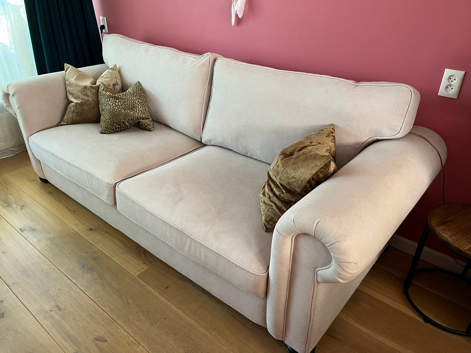 UrbanSofa San Remo 3-zits | ZGAN | Dec. 2025 | Crème/zand, Ophalen, 250 tot 300 cm, 100 tot 125 cm, Zo goed als nieuw