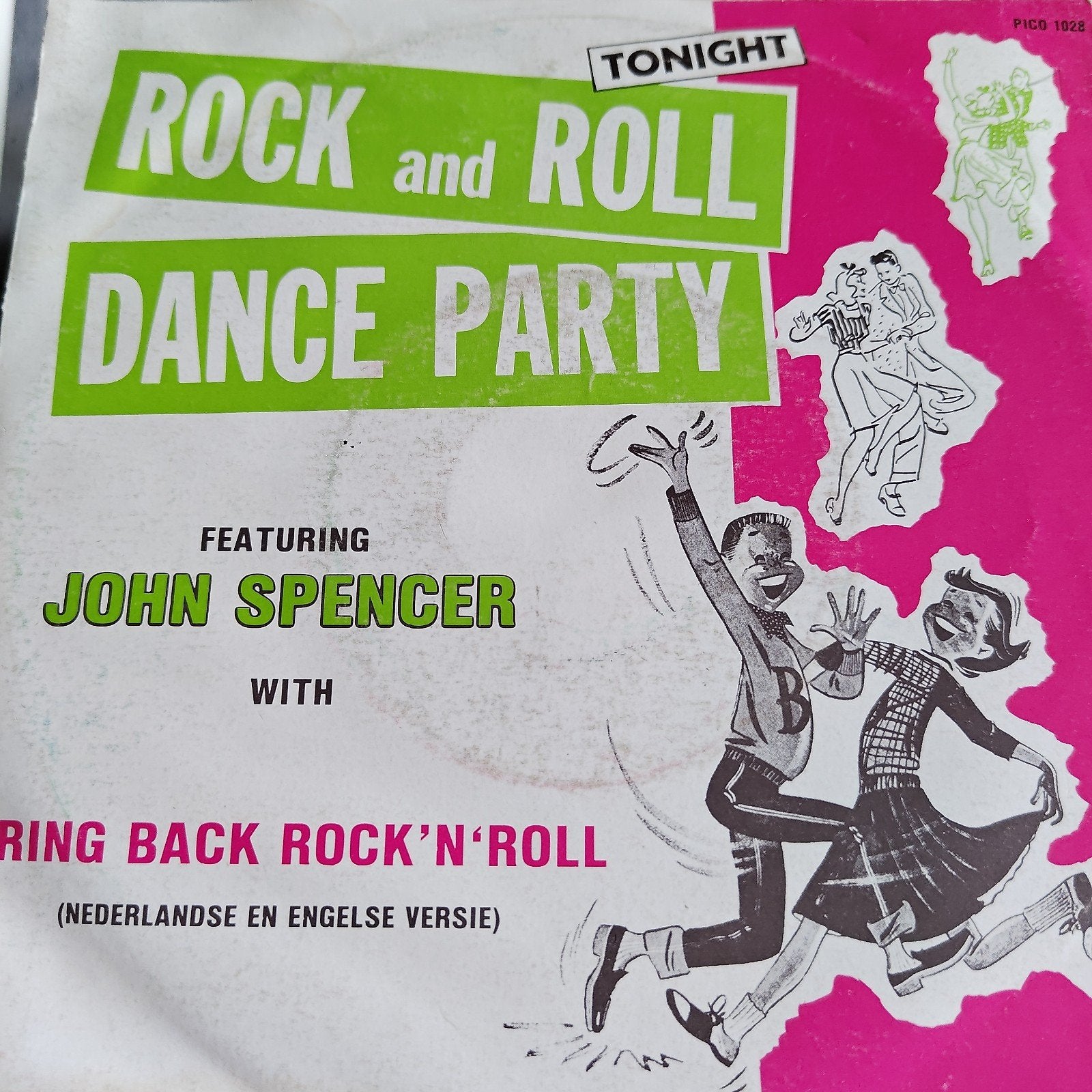 John Spencer - Rock and Roll Dance Party (Nederlands/Engels), Ophalen of Verzenden, Gebruikt