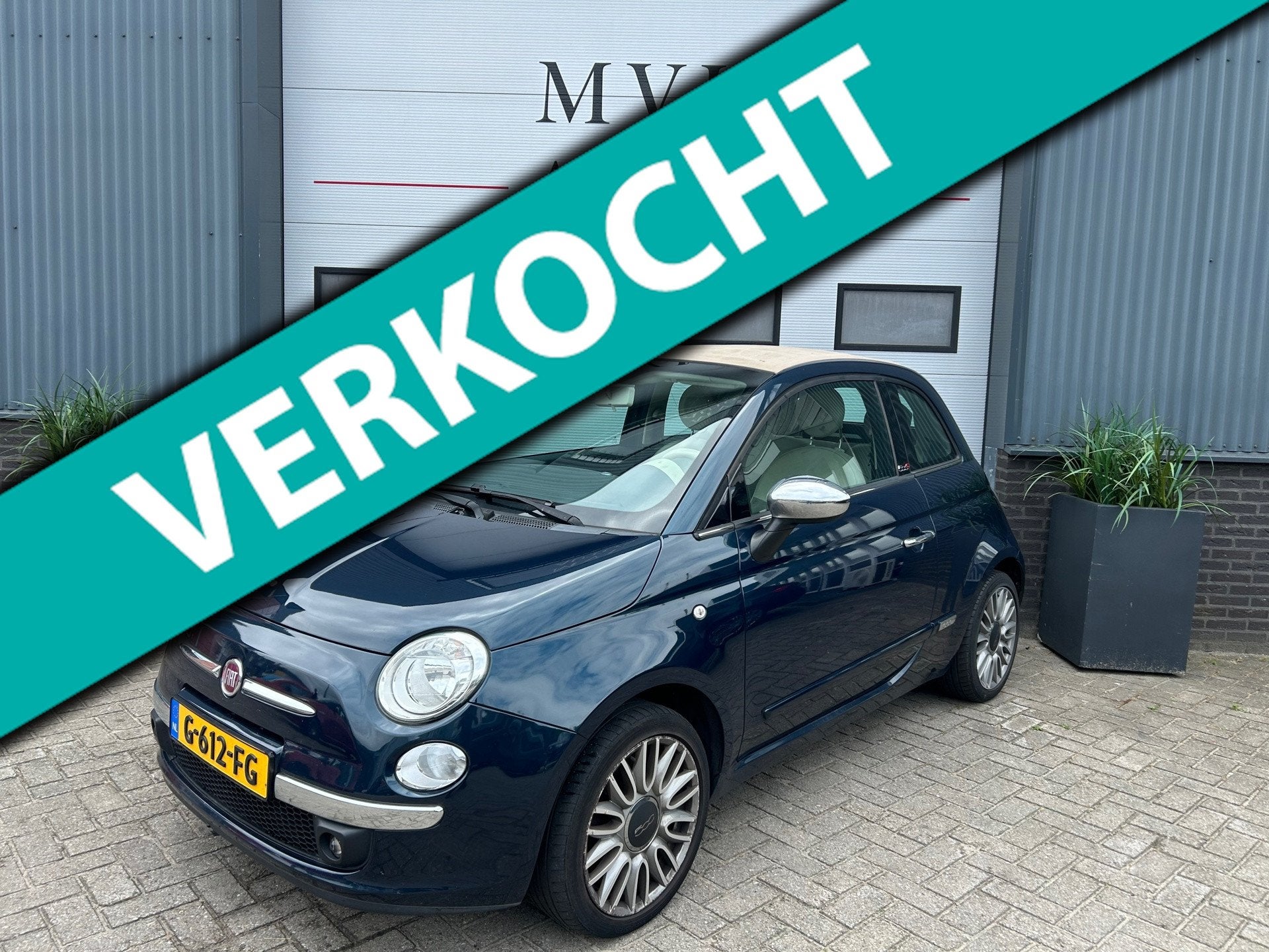 Fiat 500 C 1.2 Lounge, Auto's, Fiat, Voorwielaandrijving, Gebruikt, 4 cilinders, Cabriolet