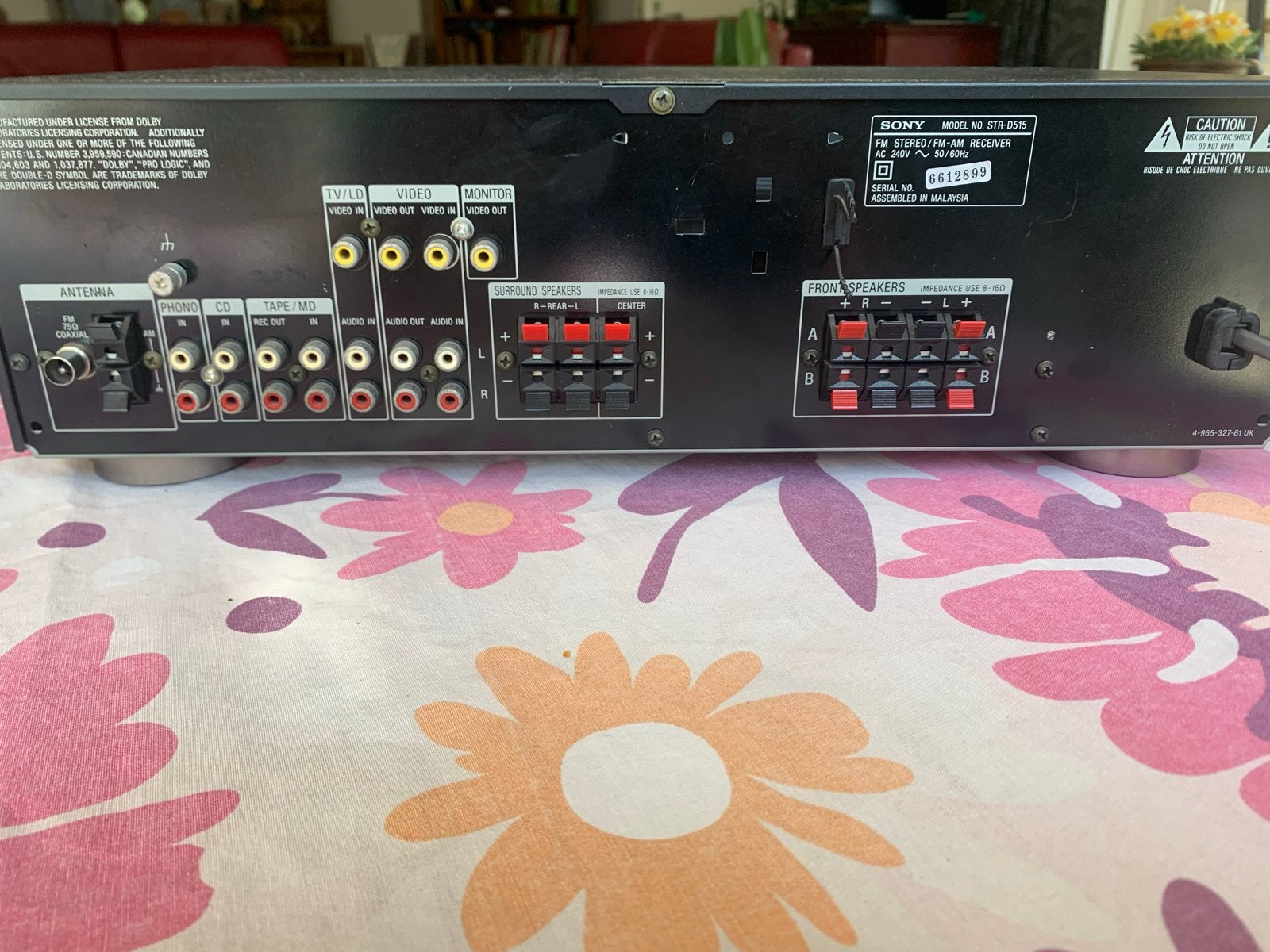 Sony STR-D315 FM Stereo/FM-AM Receiver voor een mooi prijsje