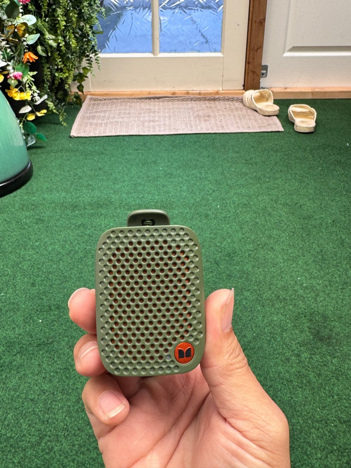 Monster Wearable Draagbare Speaker - Groen, Overige merken, Ophalen of Verzenden, Zo goed als nieuw, Draagbare speaker