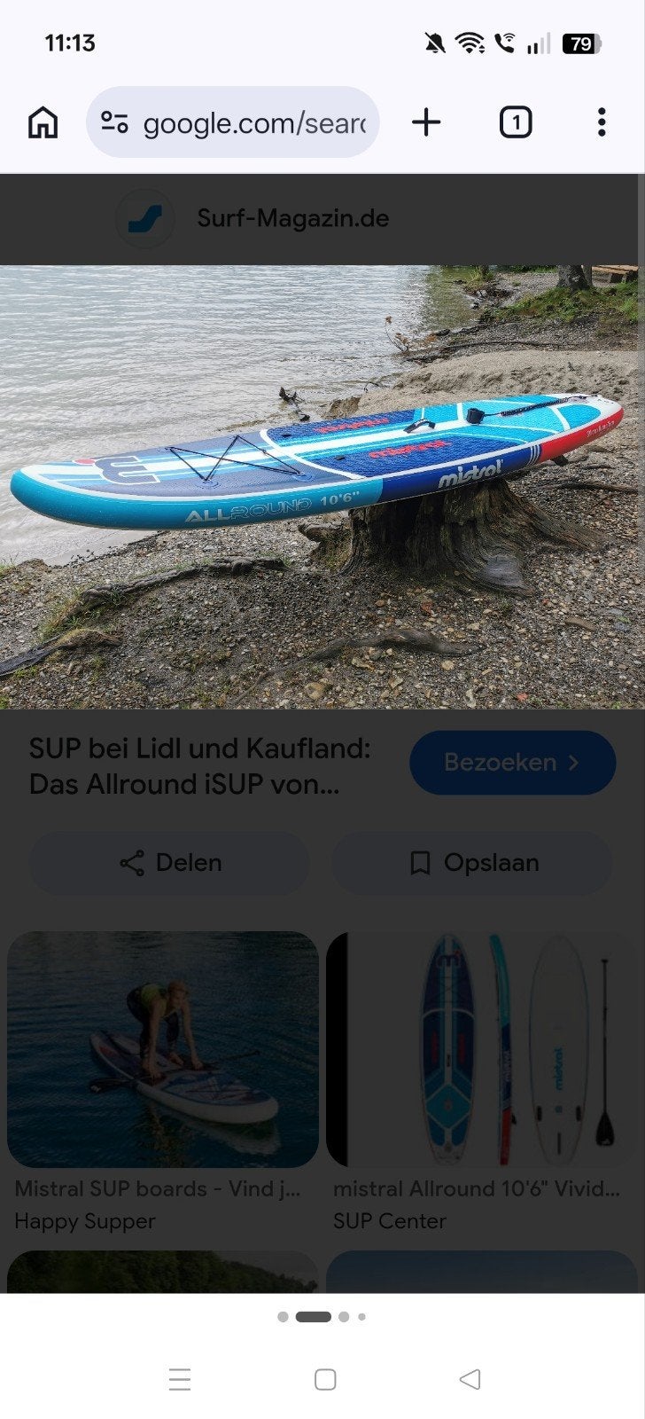 2 X Mistral Allround 10'6" SUP Board met accessoires, Ophalen of Verzenden, Zo goed als nieuw, SUP-boards