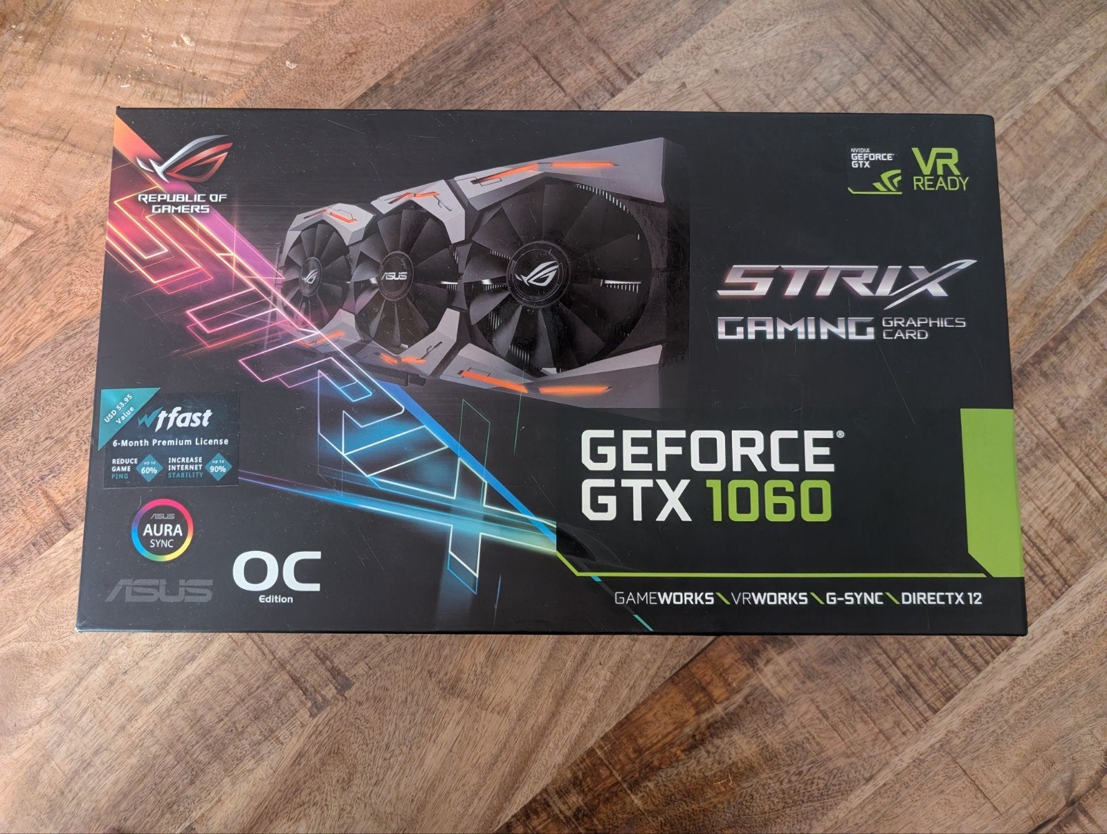 ASUS ROG STRIX GTX1060 O6G GAMING, Ophalen of Verzenden, GDDR5, PCI, HDMI