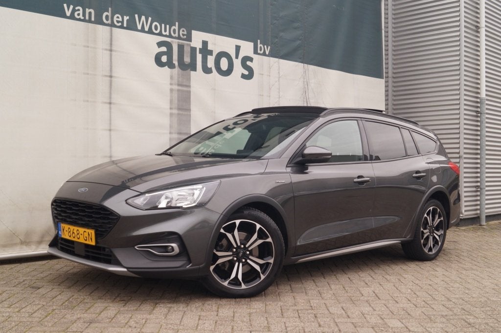 Ford Focus Wagon 1.5 EcoBlue 120pk Active X Business -PANO-E, Dealer onderhouden, Stof, Gebruikt, 4 cilinders