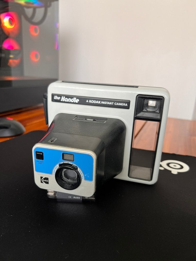 Vintage The Handle A Kodak Instant Camera, Ophalen of Verzenden, Gebruikt, Compact, Kodak