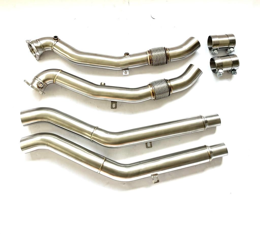 Audi RS6 C7 cat-less downpipes | ZGAN |, Ophalen of Verzenden, Gebruikt, Audi