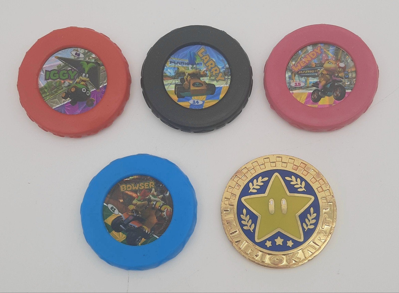 Mario Kart Koins 4x + 1 Limited Edition Star Cup, Ophalen of Verzenden, Gebruikt