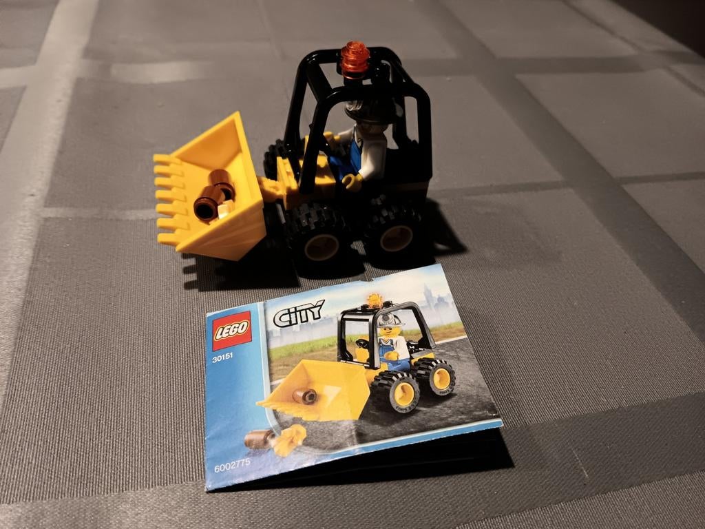 Lego City 30151 Mini Graafmachine, Ophalen of Verzenden, Zo goed als nieuw, Complete set, Lego
